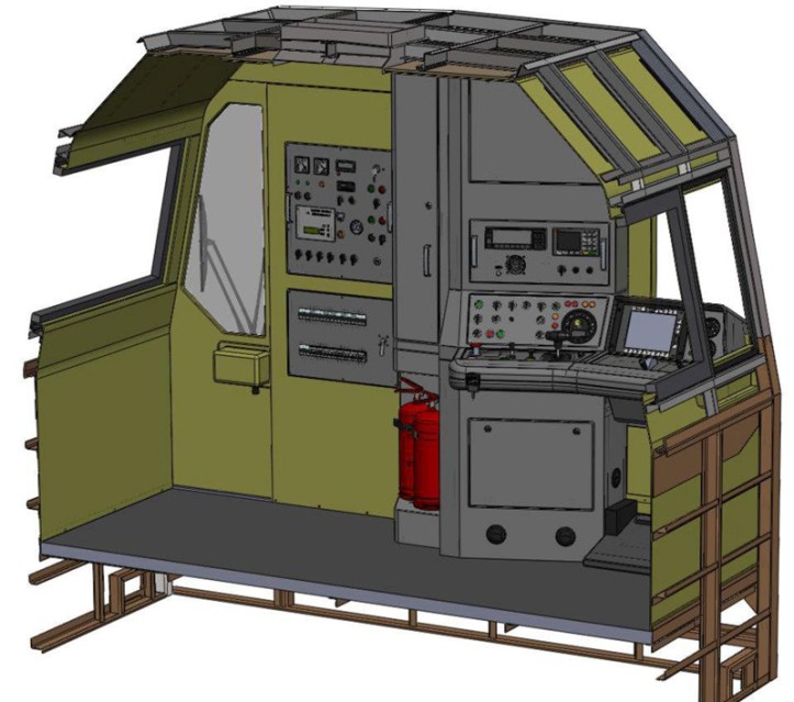 312D kabina 1 transportszynowy